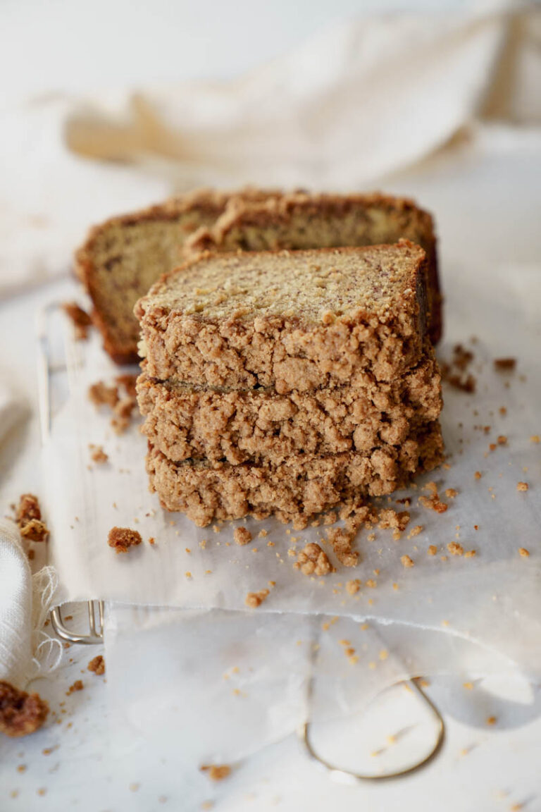 Banana Bread With Streusel Topping Recipe Cake Babe