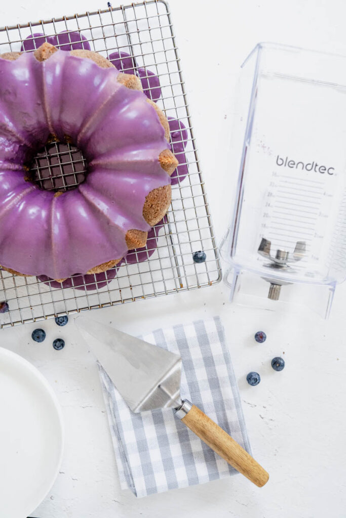 Blueberry Donut Bundt Cake