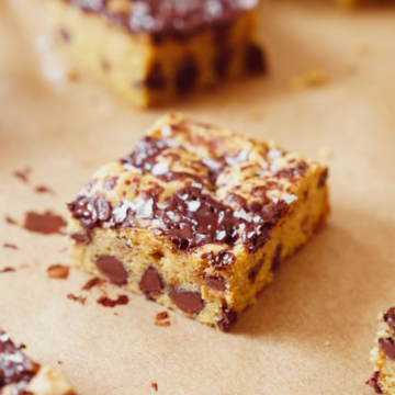 Pumpkin Chocolate Chip Blondies