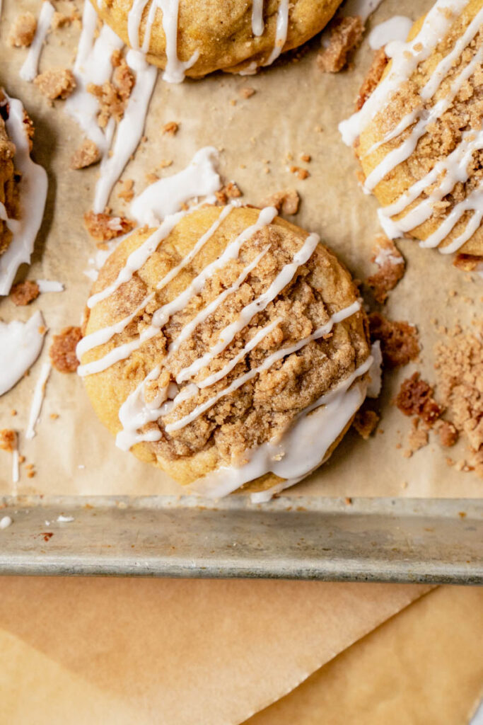 Pumpkin Coffee Cake Cookies