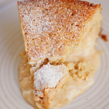 brown butter pear cake