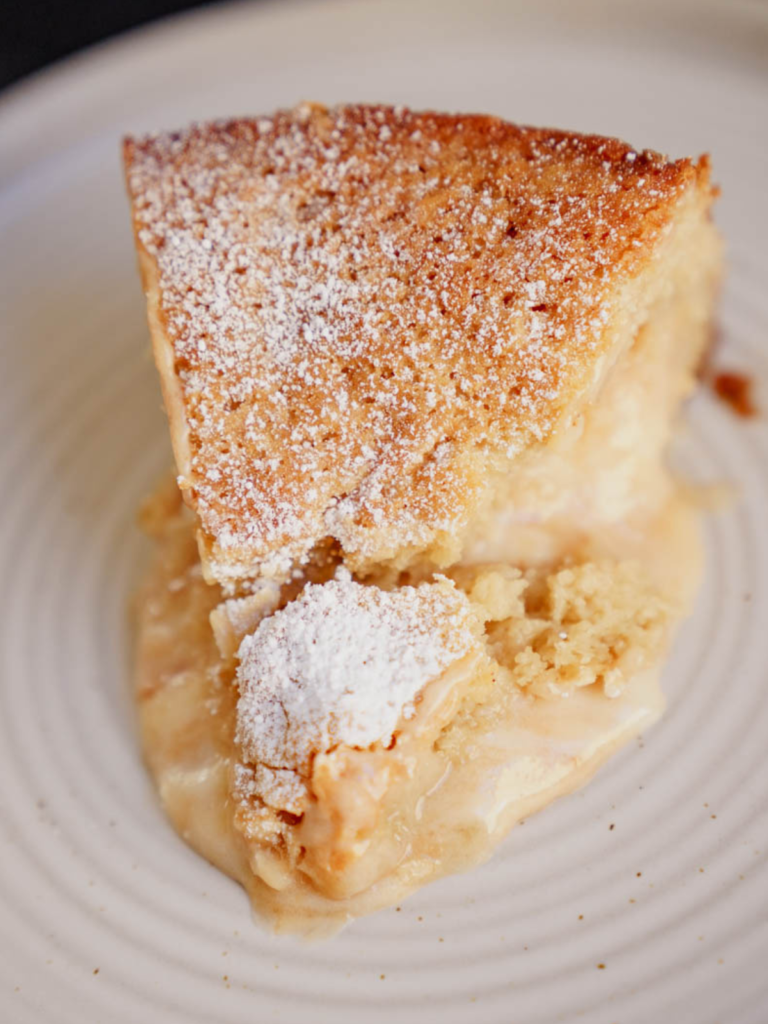 brown butter pear cake