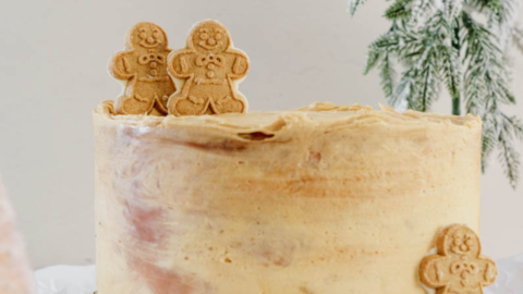 Caramel Gingerbread Man Cake – Tala Cooking