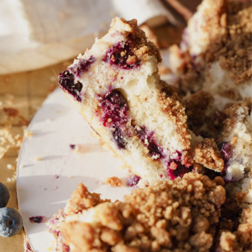 Blueberry Buckle Cake