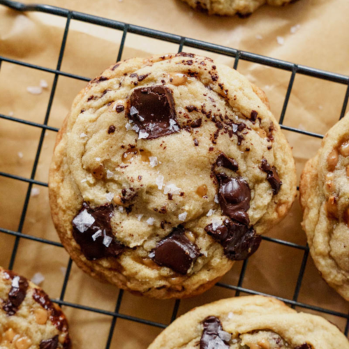 Espresso Toffee Chunk Cookies