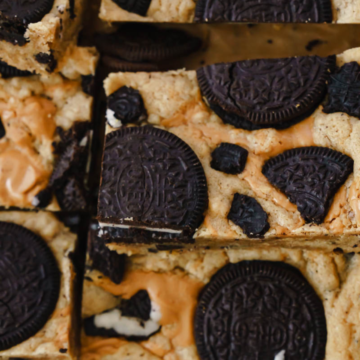 peanut butter oreo bars