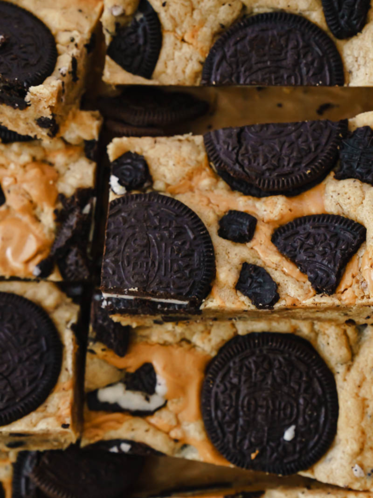 peanut butter oreo bars