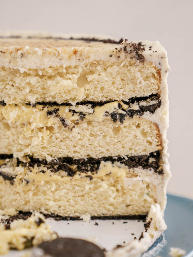 Oreo Crème Brûlée Cake