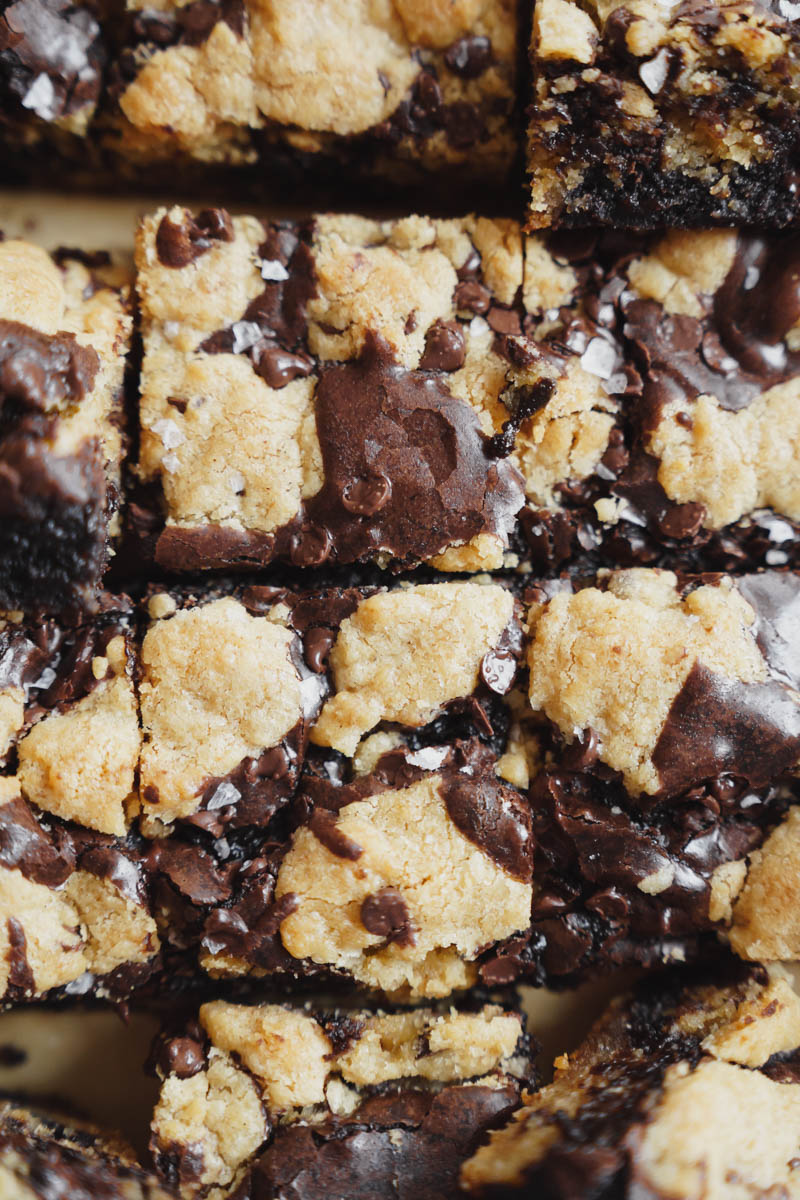 The Best Brookie Bars With Brownie Mix - Cake Babe