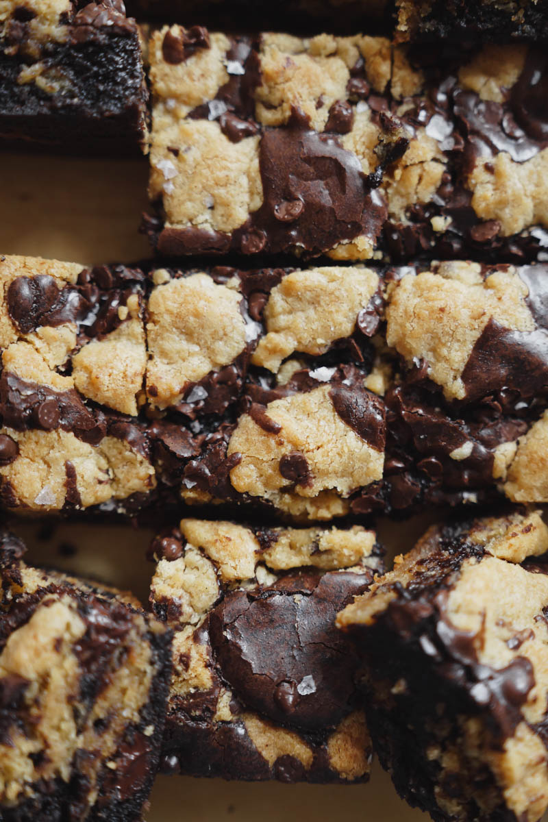 The Best Brookie Bars With Brownie Mix - Cake Babe