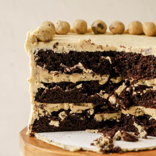 Chocolate Cookie Dough Cake