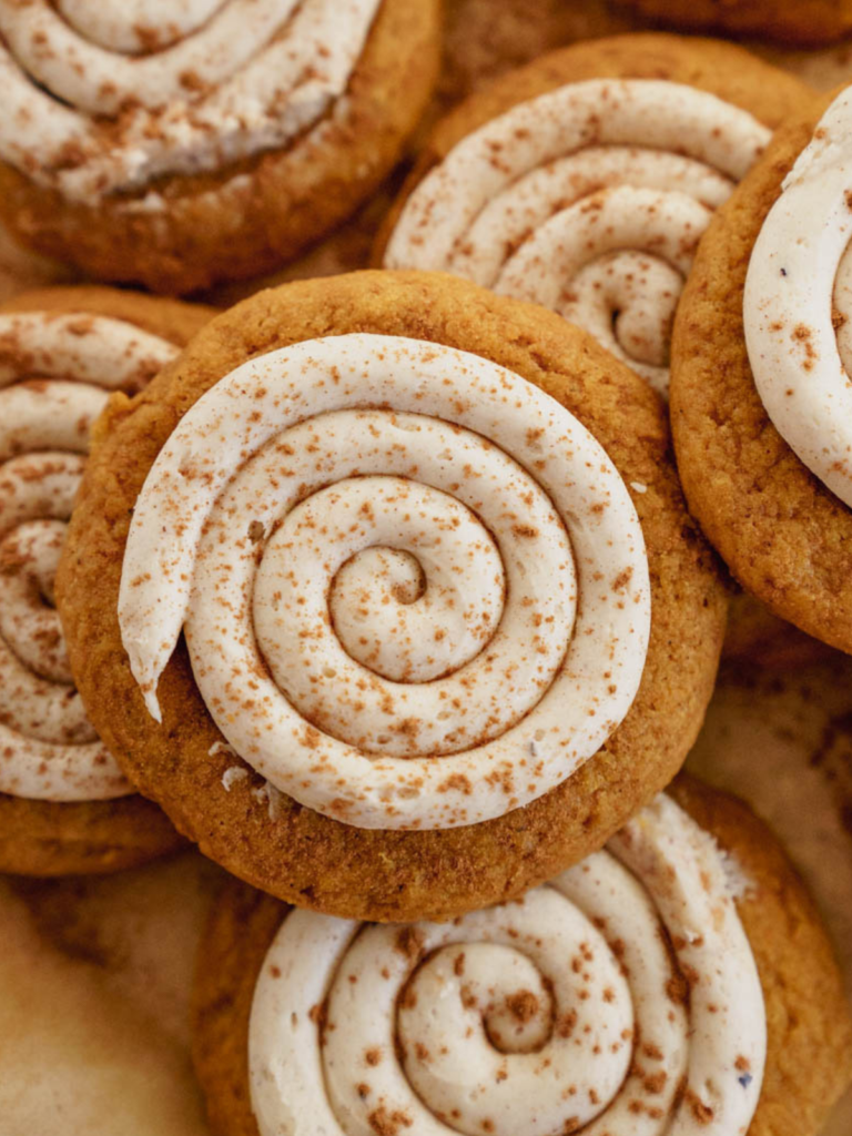 Frosted pumpkin Sugar cookie