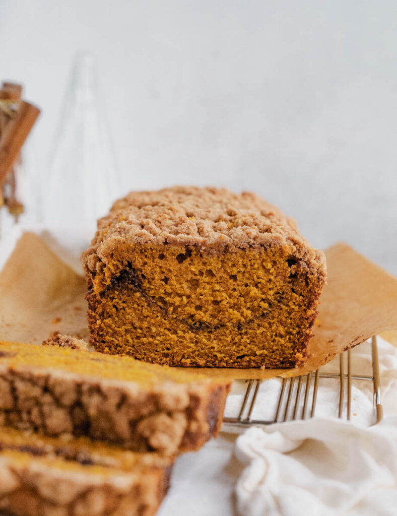 Pumpkin Bread With Streusel