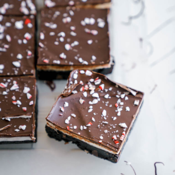 Peppermint Bark Brownies