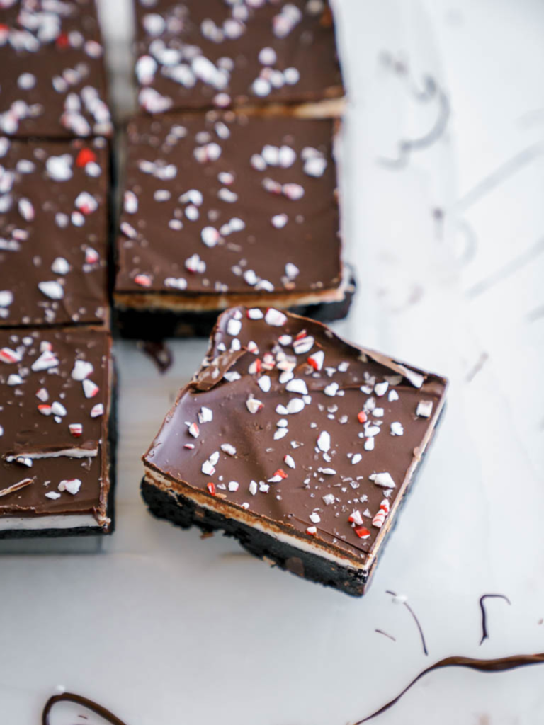 Peppermint Bark Brownies