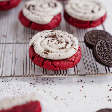 Oreo Red Velvet Cookies