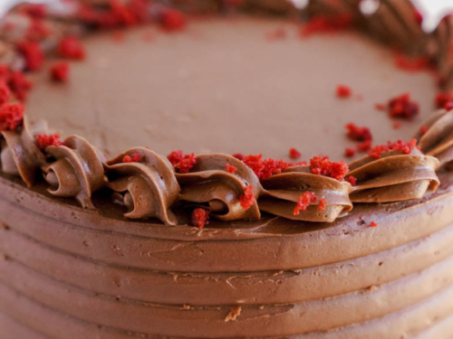 Order Chocolate Velvet Fusion Cake Online, Price Rs.899 | FlowerAura