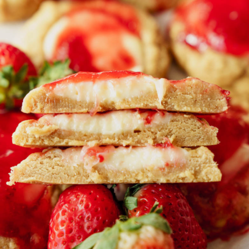 Strawberry Cheesecake Cookies