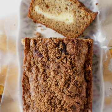 Cheesecake Banana Bread