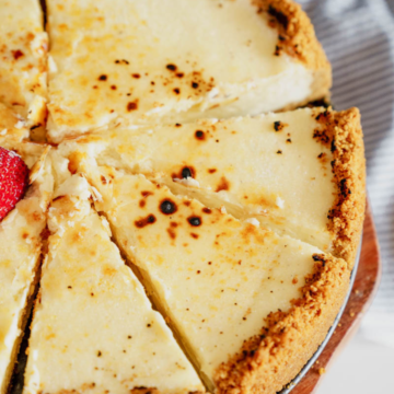 Crème brûlée cheesecake