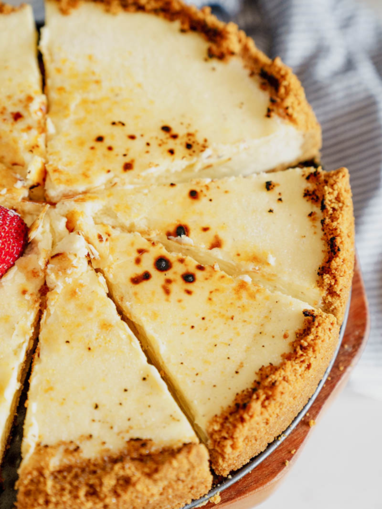 Crème brûlée cheesecake