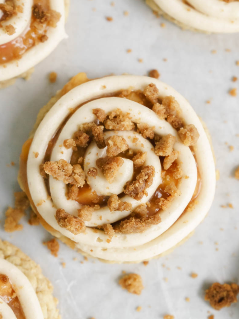 peach cobbler cookies