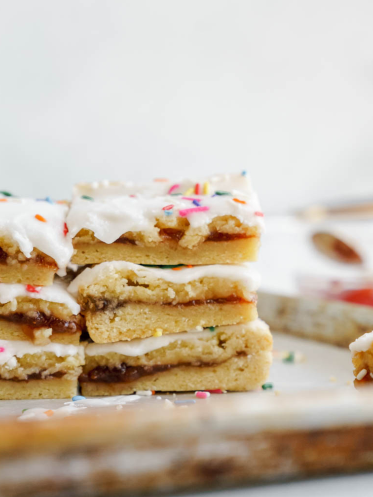 Strawberry Pop Tart Blondies