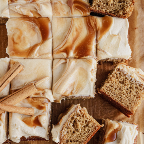 caramel spice cake