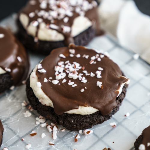 peppermint bark cookies