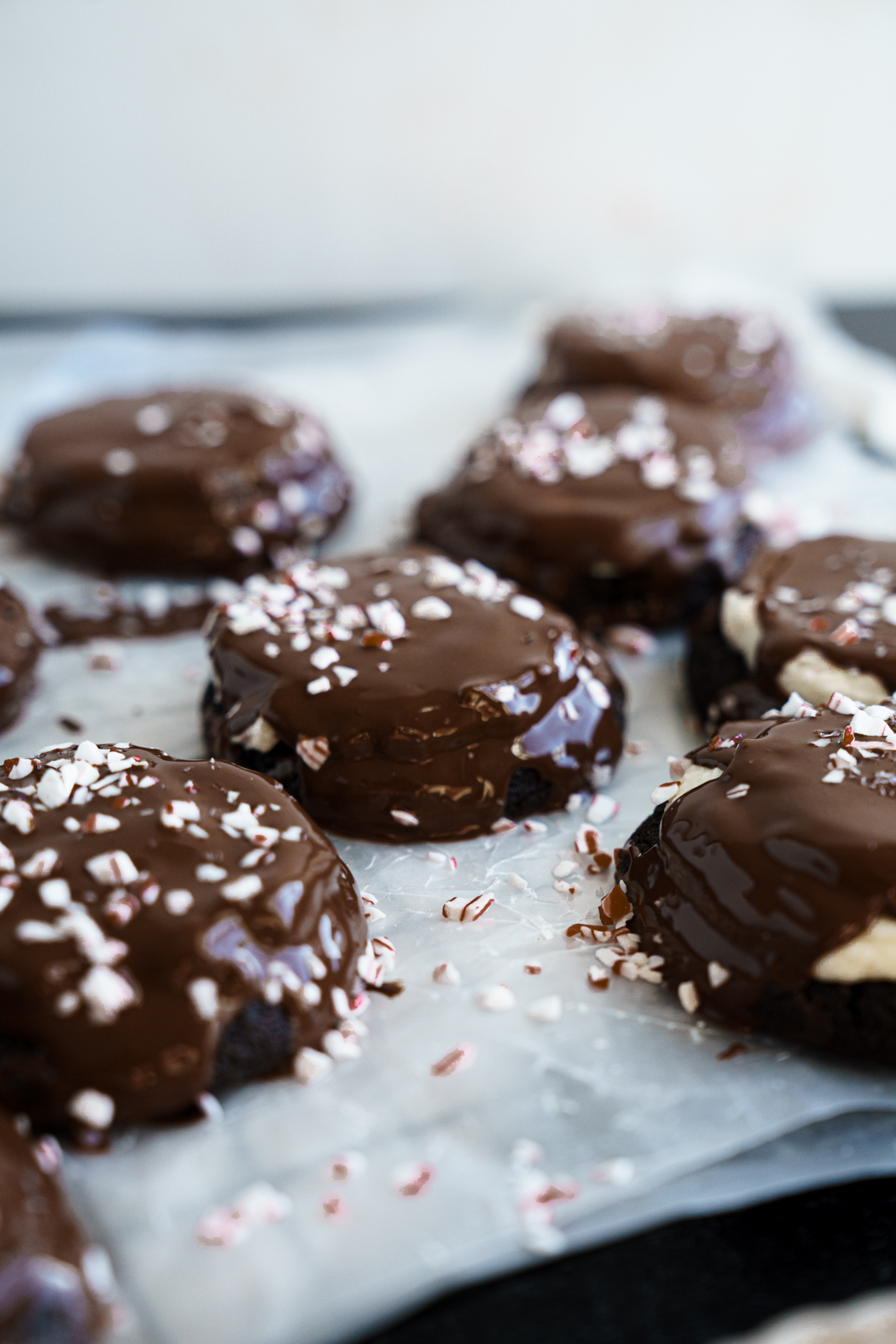 Chocolate Peppermint Bark Cookies Recipe Cake Babe