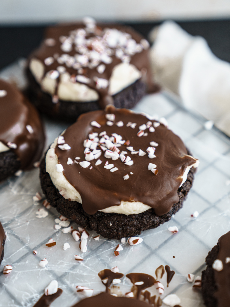 peppermint bark cookies