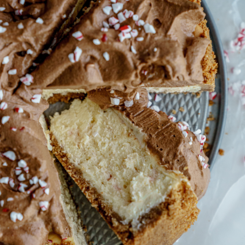 peppermint mocha cheesecake